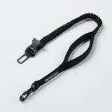 Multipurpose Seatbelt Handsfree Leash & Poop Bag Holder Set - Black