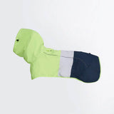 Breatheshield™ Dog Raincoat - Lime White Navy