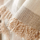 Boho Beige Couch Cover