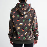 Germany Hoodie Dark Brown||size:S,M,L,XL,2XL