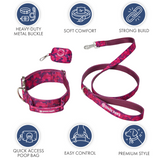 Fuchsia Camo Collar