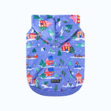 Christmas Dog Hoodie - Snow Day Village||size:S,M,L,XL,2XL,3XL,4XL,5XL