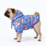 Christmas Dog Hoodie - Snow Day Village||size:L