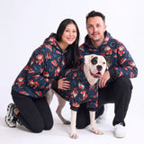 Christmas Human Hoodie - Black Howdy Holidays||size:S,M,L,XL,2XL