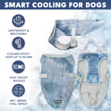 Ice Blue Cooling Vest||size:S,M,L,XL,2XL,3XL,4XL