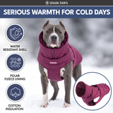 Magenta Quilted Winter Jacket||size:S,M,L,XL,2XL,3XL,4XL