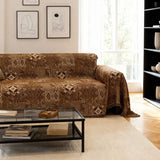 Rustic Boho Brown Couch Cover