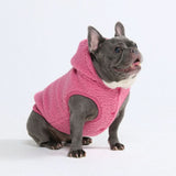 Dark Pink Sherpa Jacket