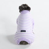 Dog Pajama - Purple Stripes