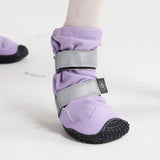 Dog Rainboots, Waterproof Dog Shoes - Lilac