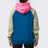 Color Block Human Hoodies