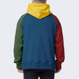 Primary Color Block Human Hoodie