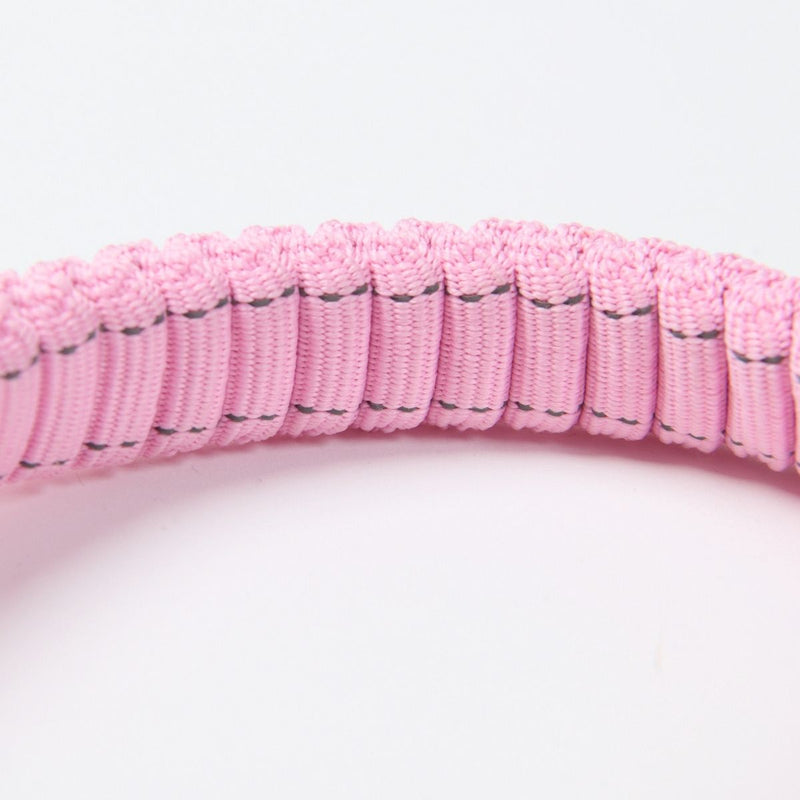 Multipurpose Seatbelt Handsfree Leash & Poop Bag Holder Set - Pink