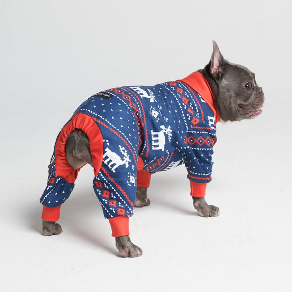 Dog Pajama - Dasher Blue