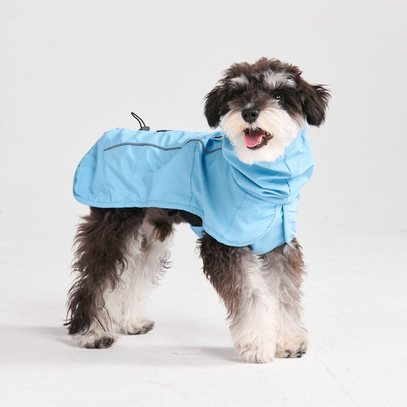 Dog Raincoat - Light Blue