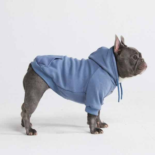 Essential Dog Hoodie - Slate Blue