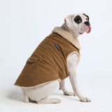 Corduroy Insulated Jacket - Brown