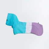 Dog Raincoat - Blue White Purple