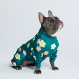 Dog Pajama - Flower Green