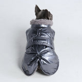 Slip-on Winter Jacket - Metallic Silver