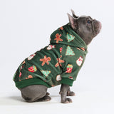 Christmas Dog Hoodie - Gingerbread
