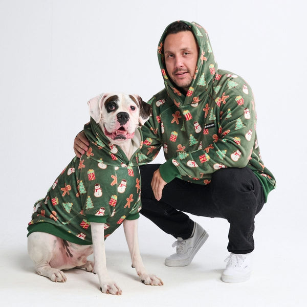 Christmas Human Hoodie - Gingerbread