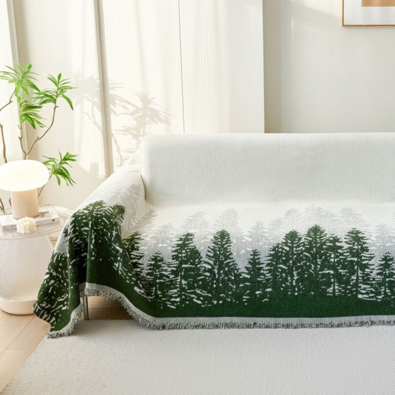Forest Green Couch Cover