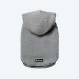 Teddy Sherpa Dog Sweater - Silver Gray