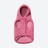 Teddy Sherpa Dog Jacket - Dark Pink