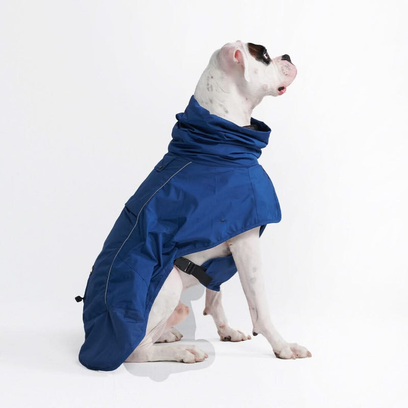 Dog Raincoat - Navy Blue