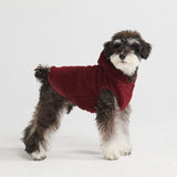 Teddy Sherpa Dog Jacket - Maroon [Size 4XL]