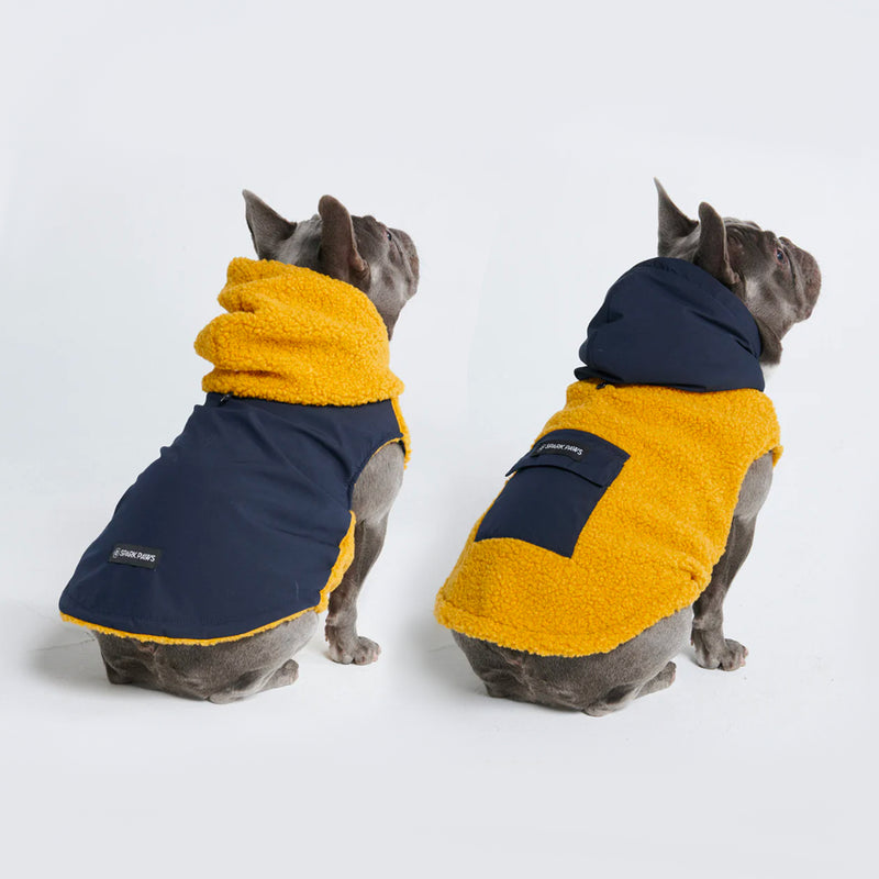 Reversible Jacket - Yellow and Navy