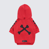 "WOOF" Dog Hoodie - Red