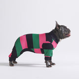 Dog Pajama - Black Green Pink (SIZE S)
