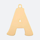 Initial Letter Jewelry Tag - A