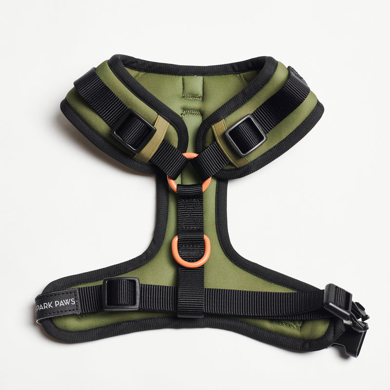 Ultra Soft Activewear Dog Harness - Green
