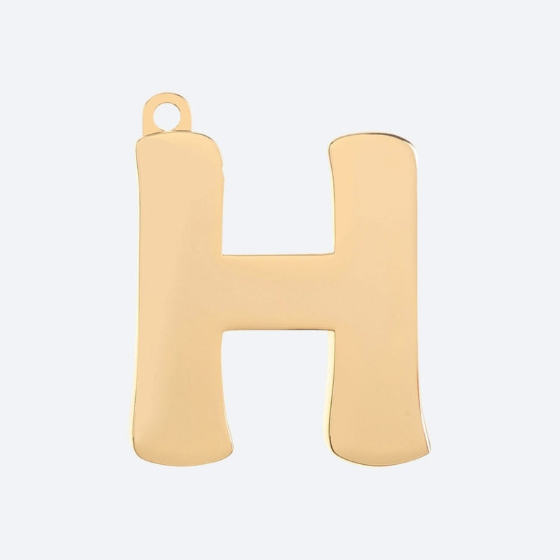 Initial Letter Jewelry Tag - H