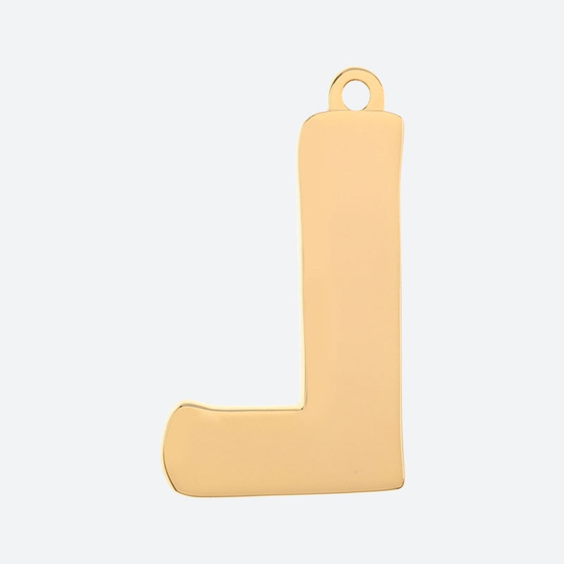 Initial Letter Jewelry Tag - L