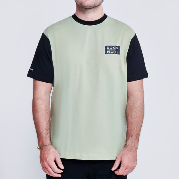 Dogs Over People T-Shirt - Olive Cream