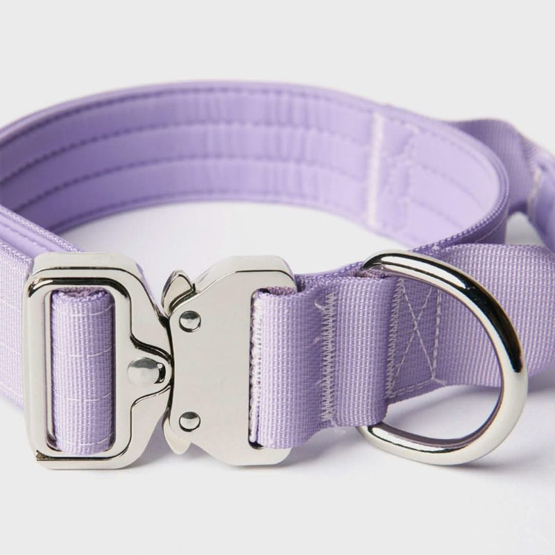 Tactical Dog Collar - Lilac (1.5"/4cm)