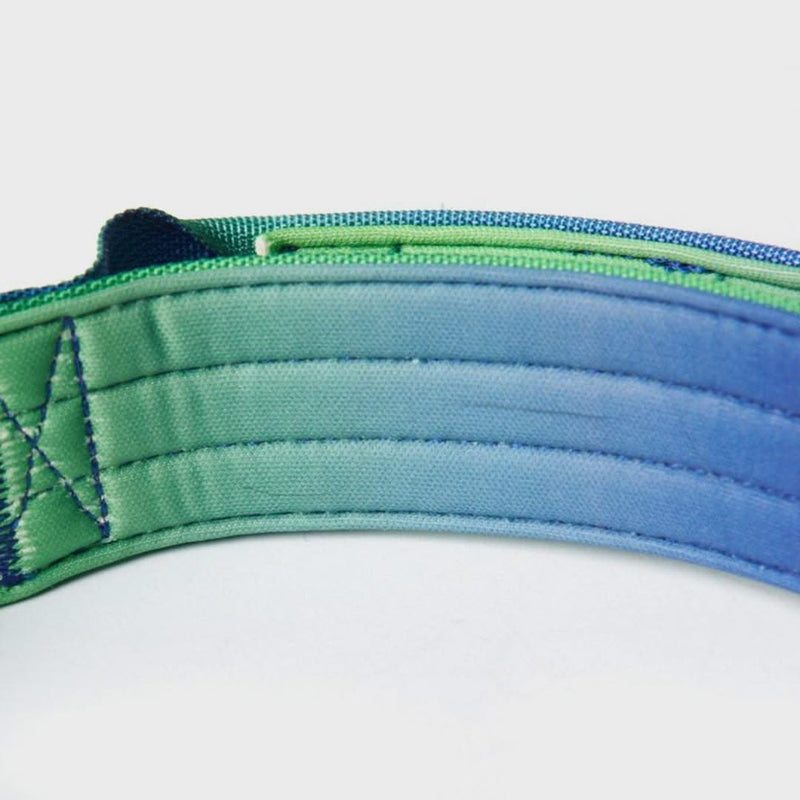 Tactical Dog Collar - Lime Waves (1.5"/4cm)